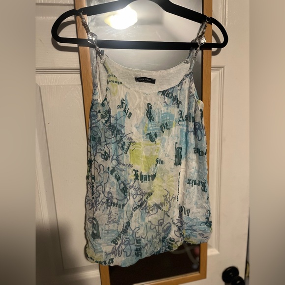 M Made In Italy Tops - Y2K Tank Top Size Small, Made in Italy Top With Beaded Straps, Y2K top